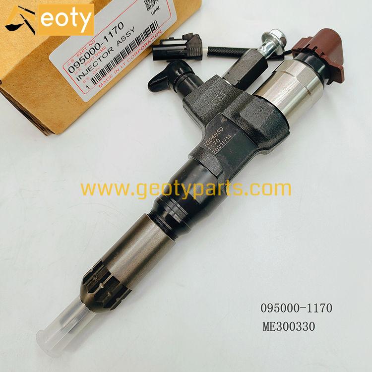 image for Mitsubishi 6M60T Common Rail Fuel Injector 095000-1170 ME300330