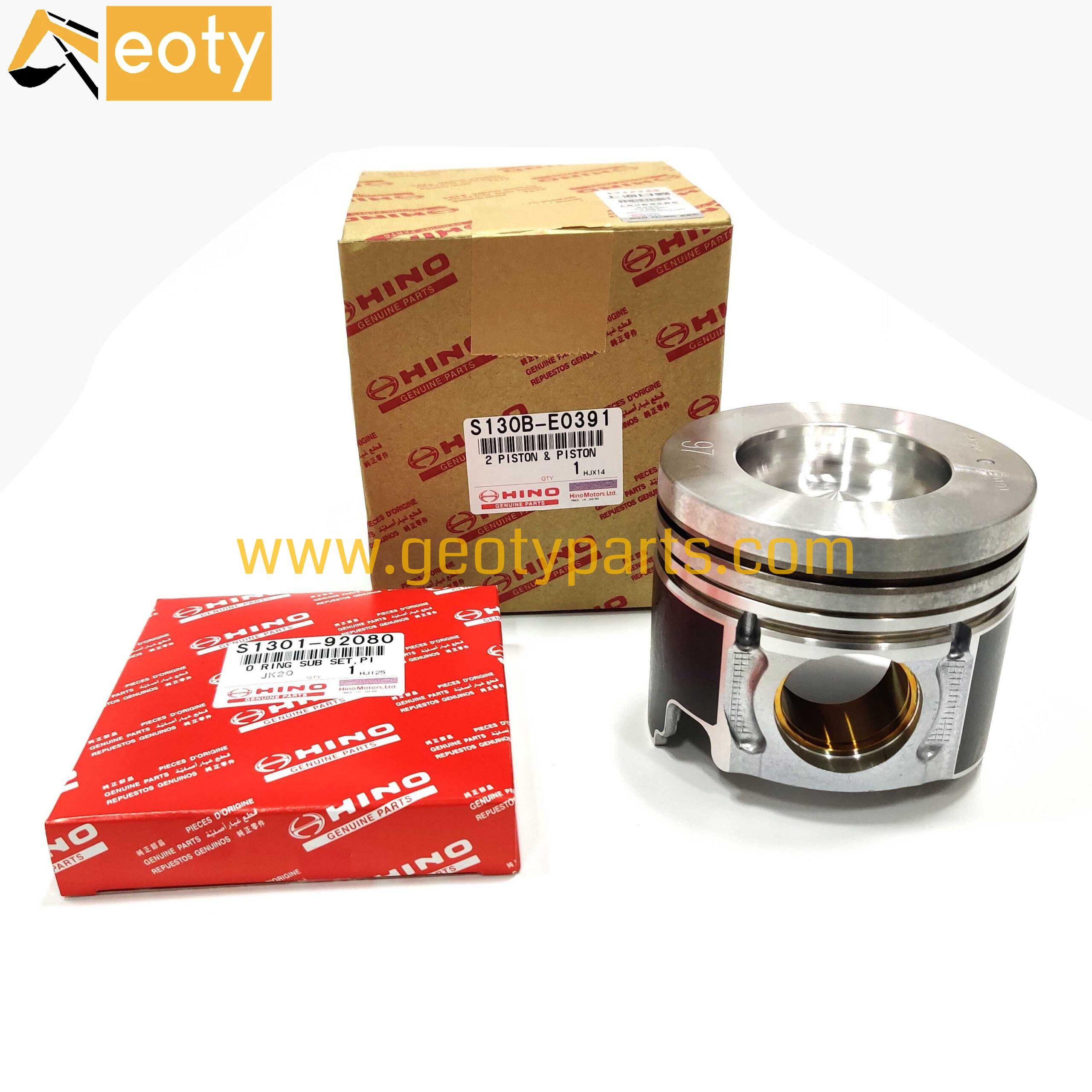 image for Hino J05E J08E Piston Ring Set S130B-E0370 S130B-E0391 VHS130BE0391 130191120A