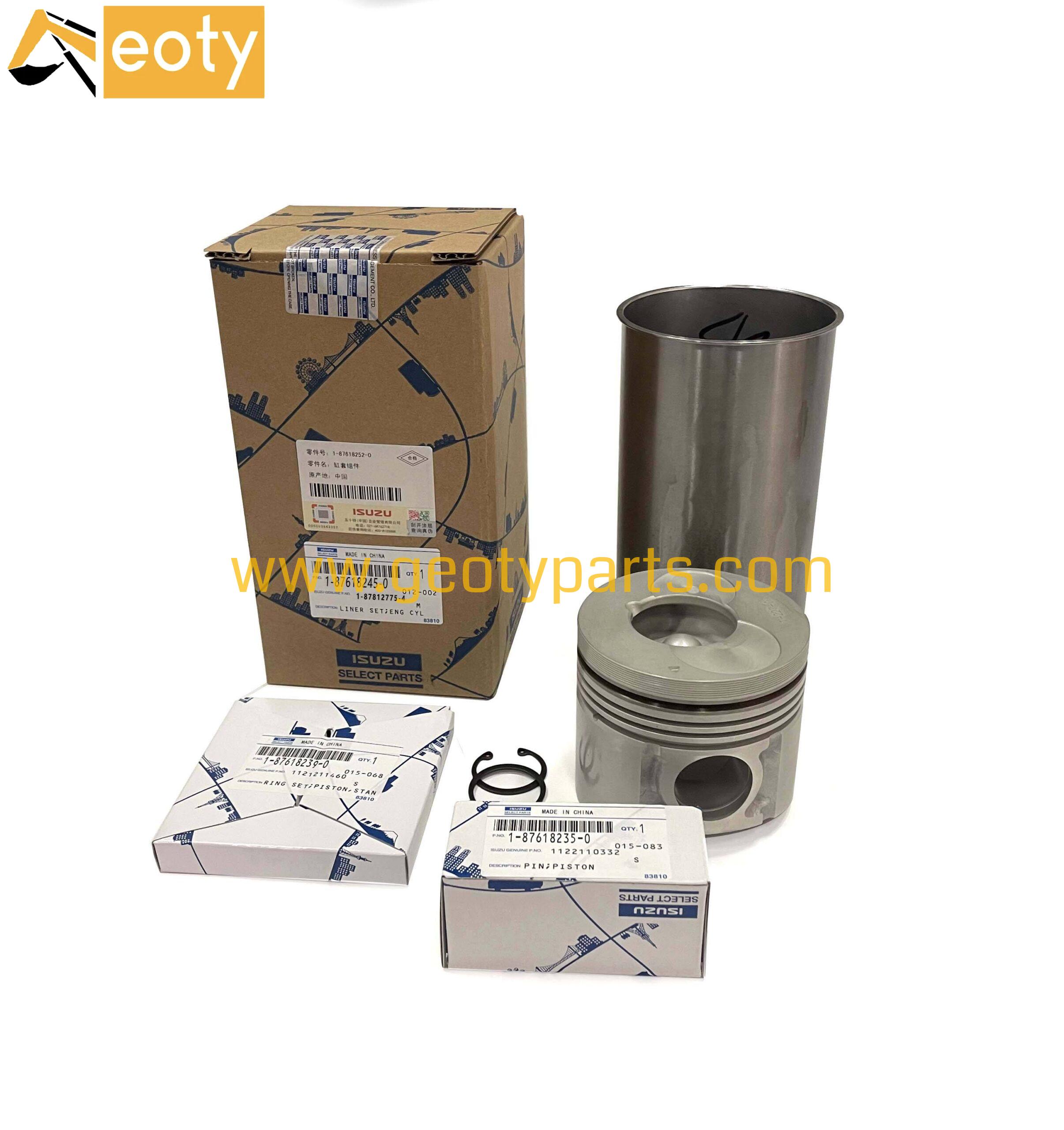 image for Isuzu 6HK1 Piston Cylinder Liner Kit 1878127754 1-87812775-4 1-87618245-0