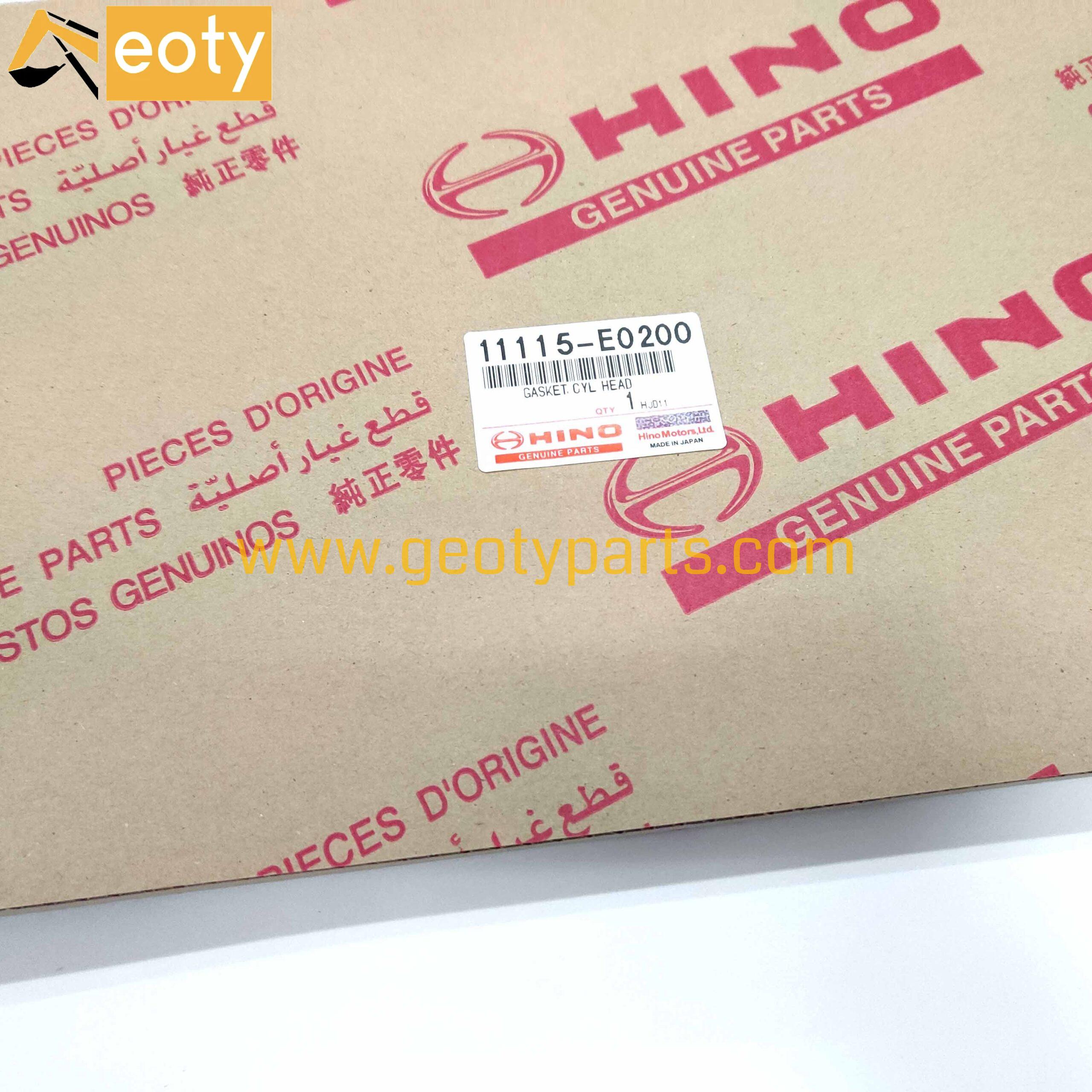 image for HINO J08E Head Gasket For SK330-8 SK350-8 11115-E0020 11115-E0090