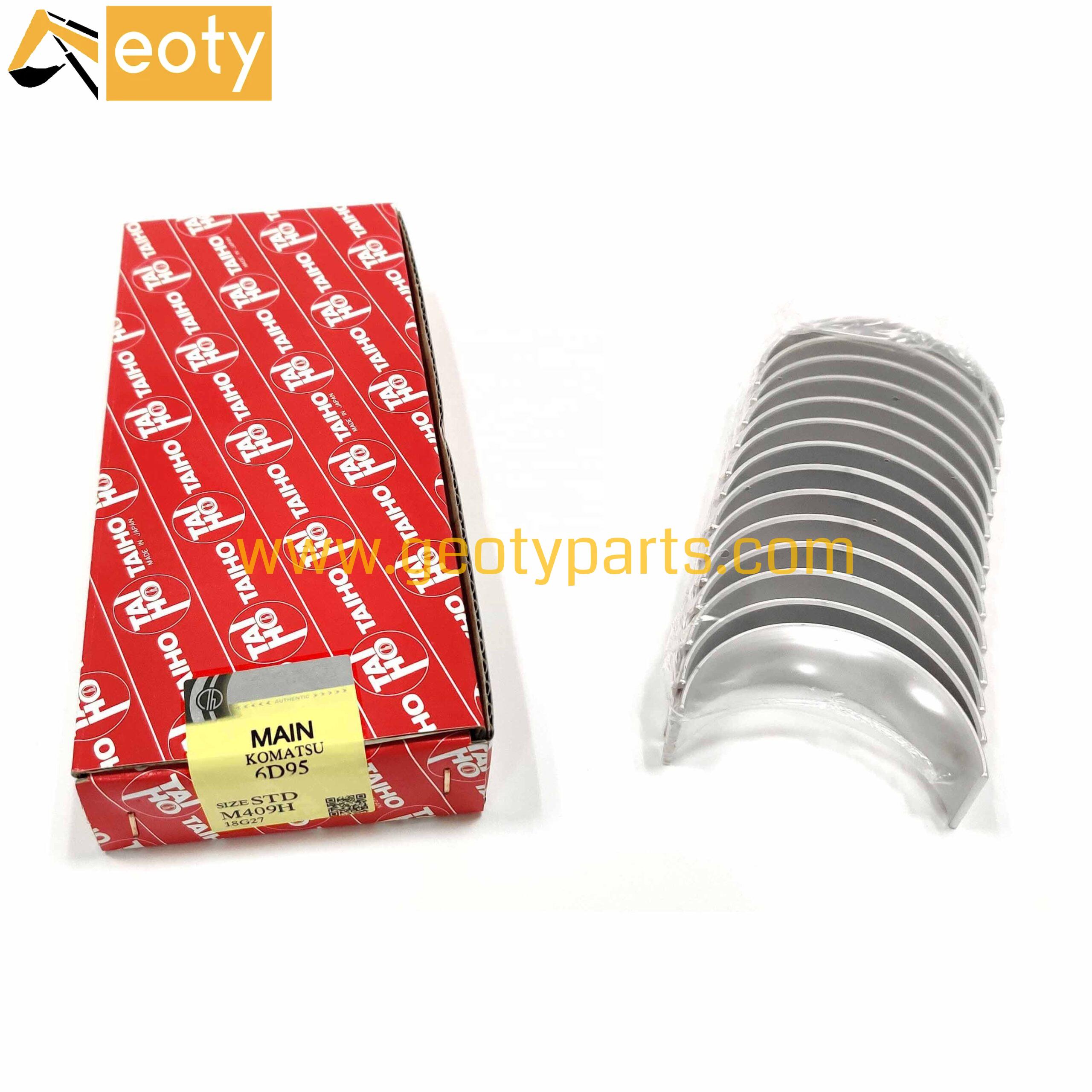 image for Taiho 6D95L S6D95 Main Bearing STD 025 050 6204-21-8100