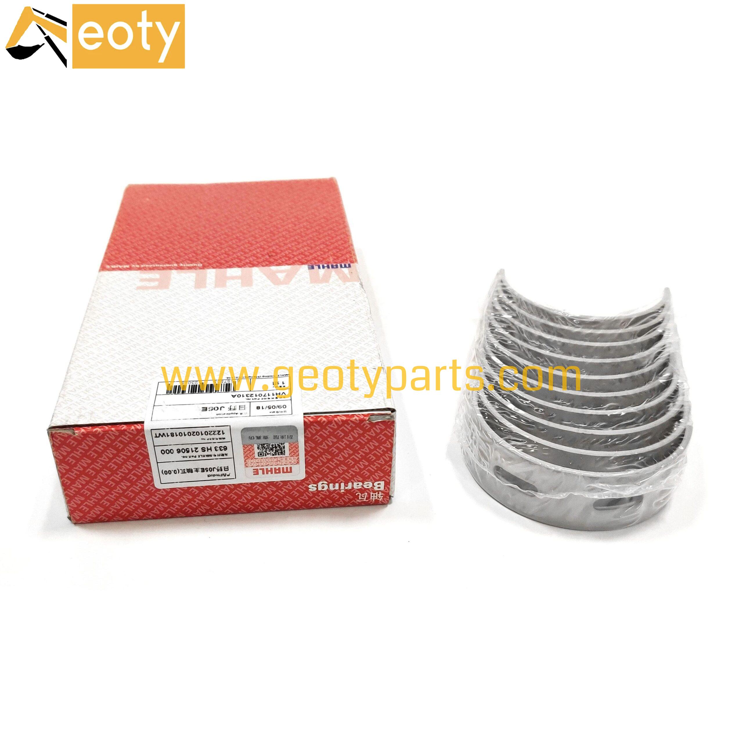 image for Hino J05E J05Ccrankshaft main bearing STD 025 050 S1170-32010 S1170-12160 S1170-12310