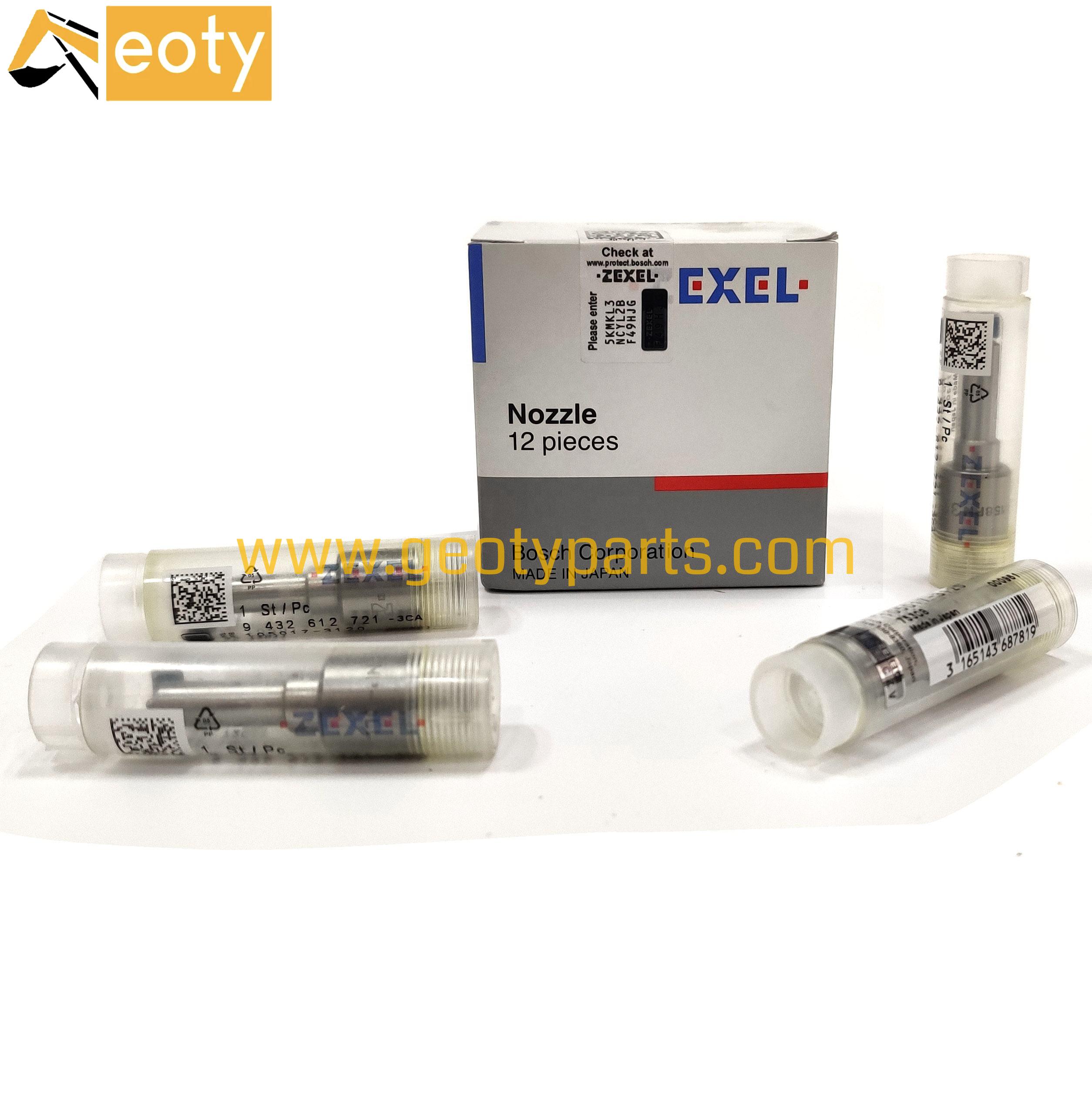 image for 6D125 Zexel fuel nozzle 105025-0120 145SM012