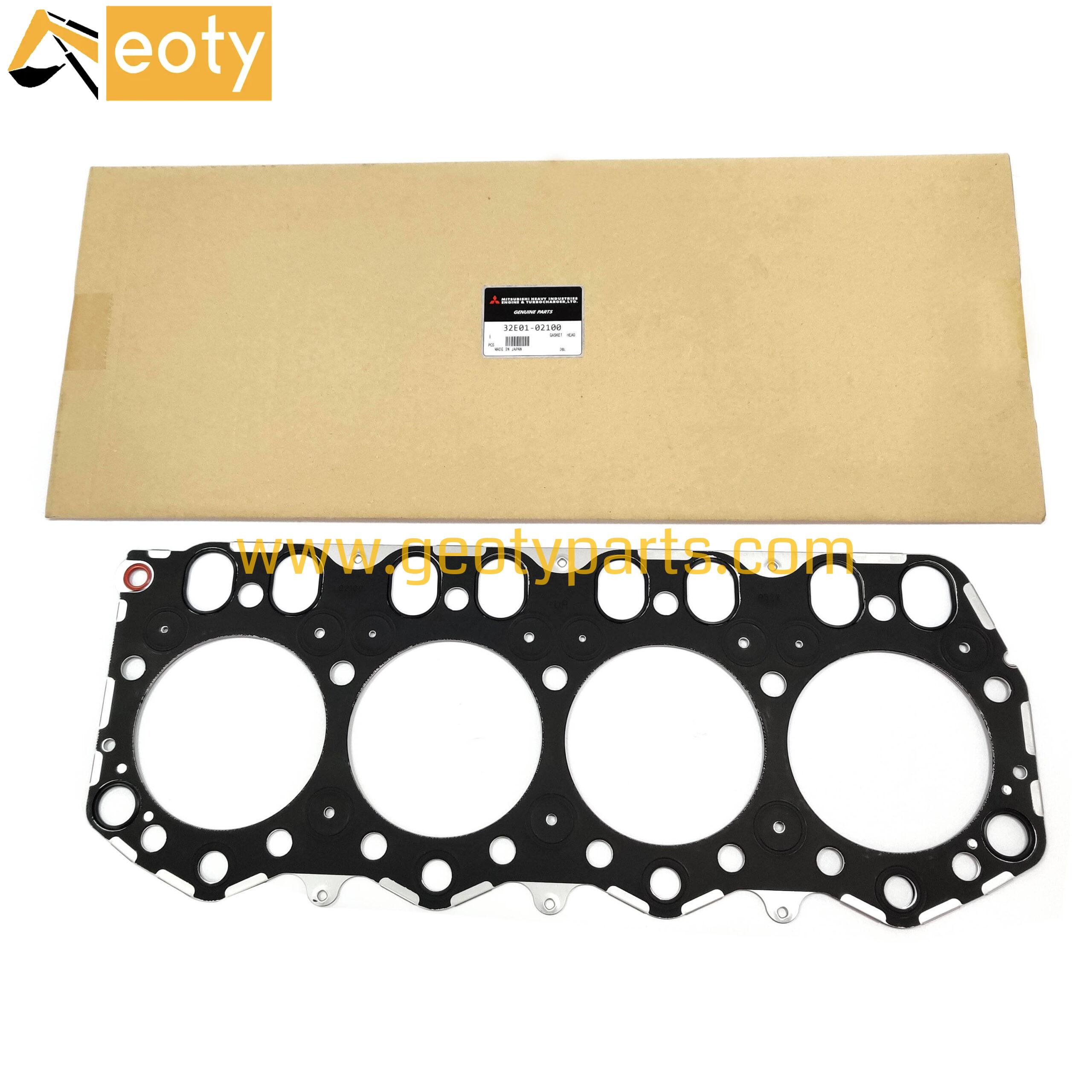 image for D04FR cylinder head gasket for Misubishi diesel engine 32E01-02100