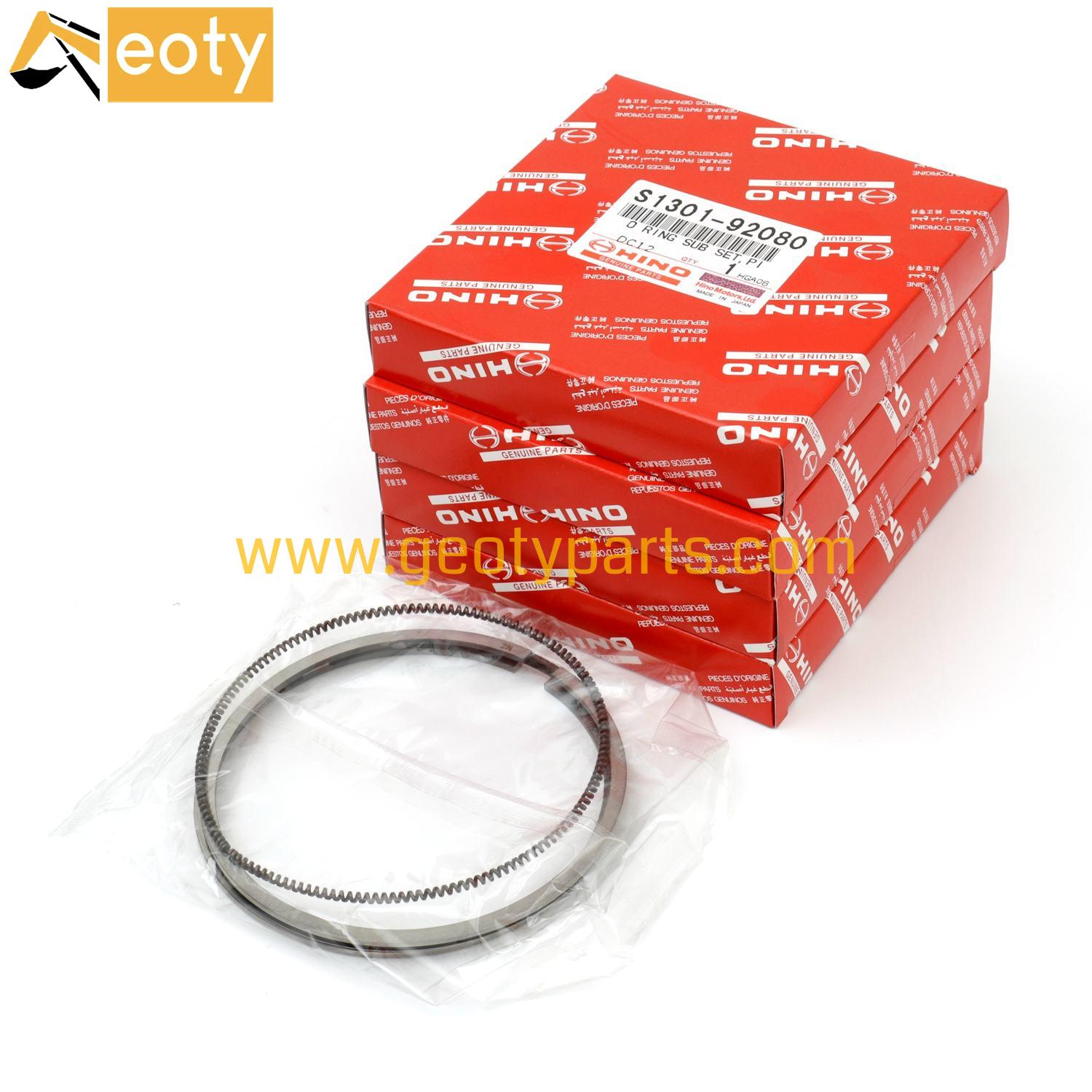 image for Hino J05E J08E Piston Ring S130B-E0390 S130B-E0291 S1301-92080 S130A-E0101