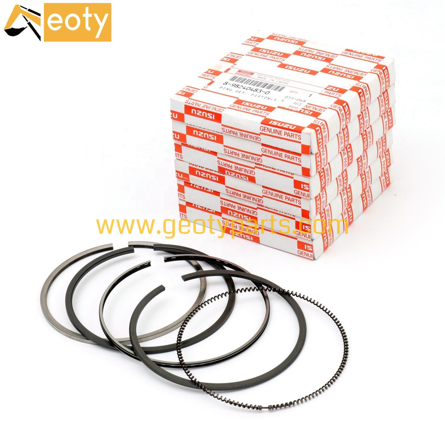 image for ISUZU 4HK1 6HK1 PISTON RING 8-98017166-0 8-94391502-0