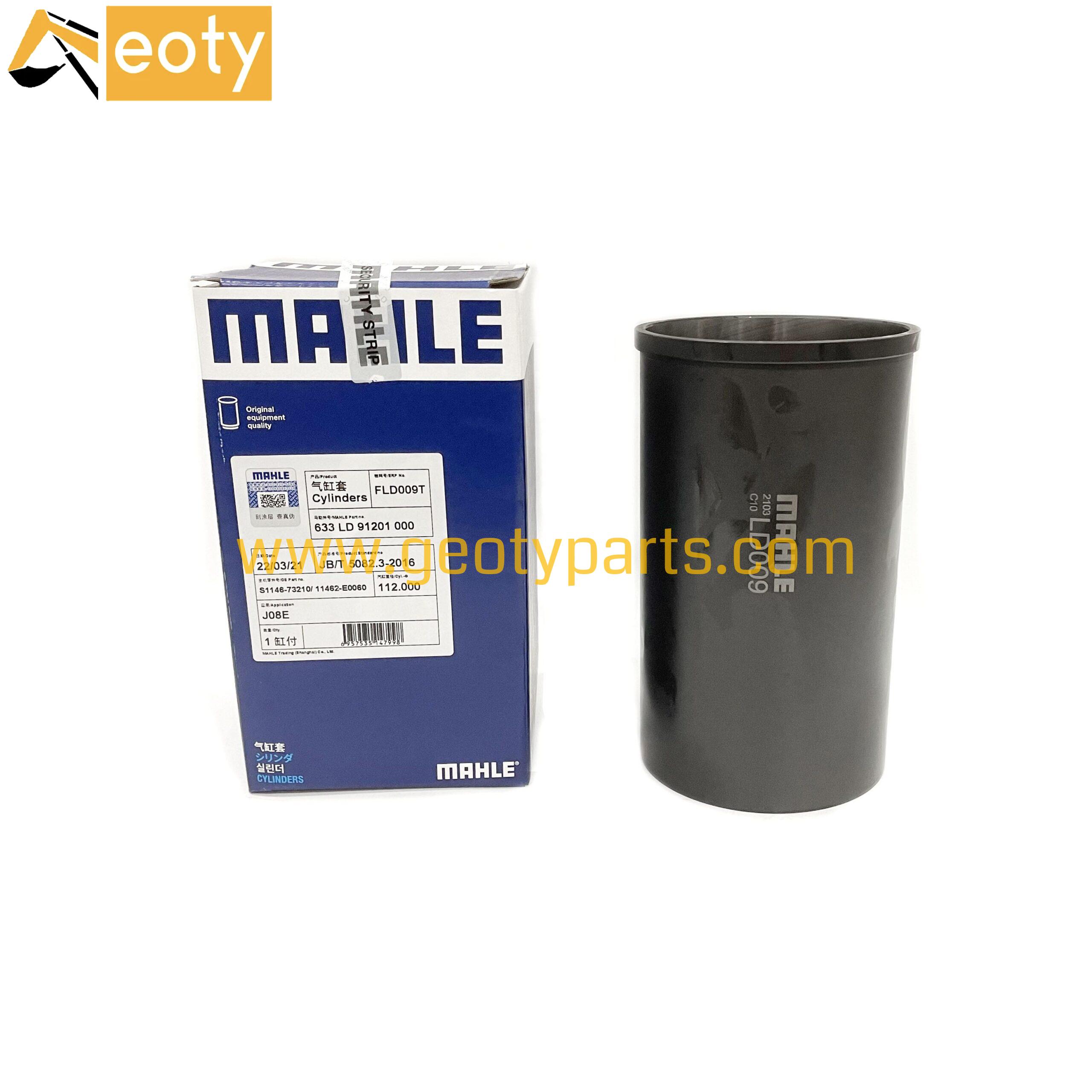 image for Mahle J05E J08E S6KT 6HK1 4BG1 MLFLD009T Cylinder liner