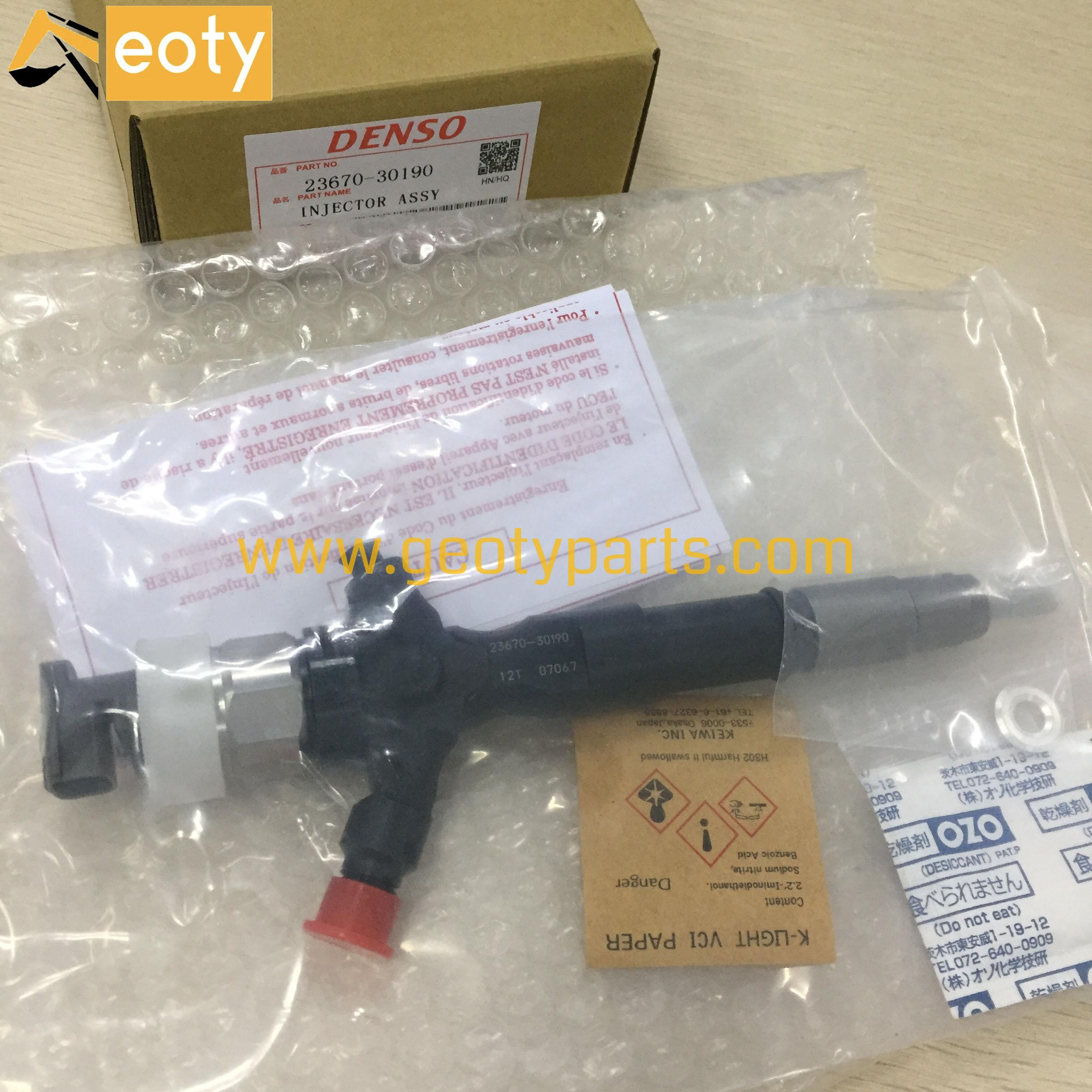 image for Toyota 1KD 2KD Common Rail fuel injector 295050-0100 23670-30196 23670-30190