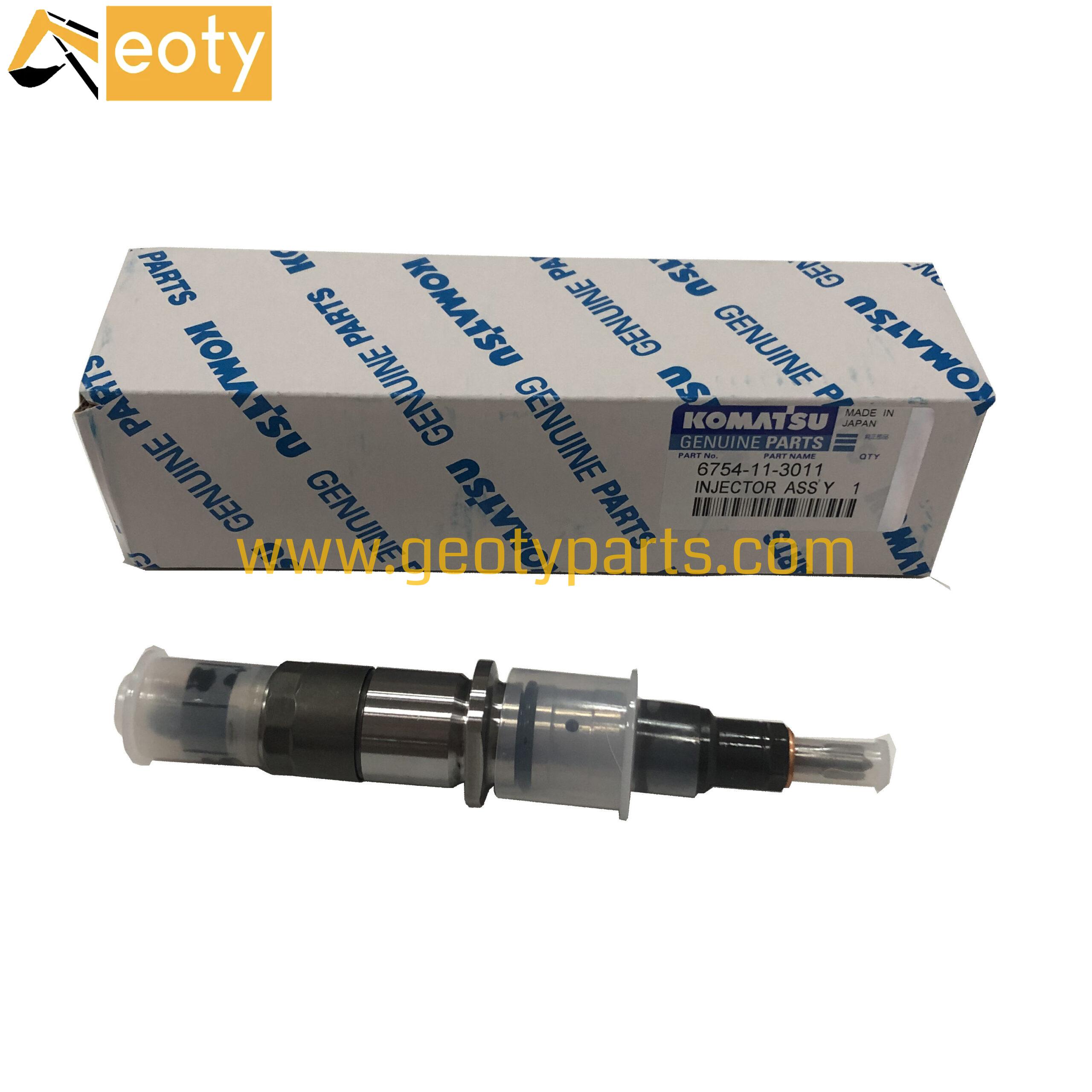 image for Diesel Fuel Common Rail Fuel Injector  6D107 6754-11-3100