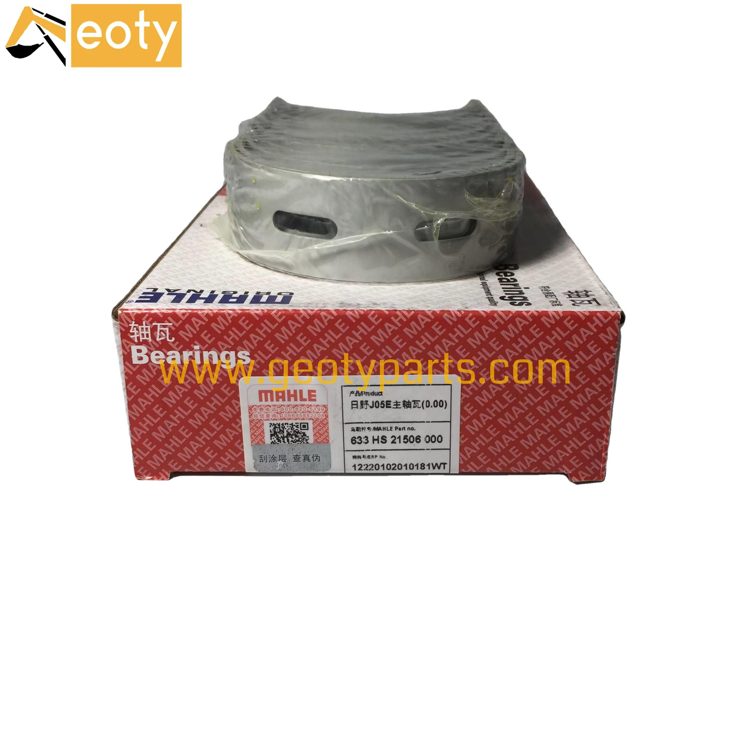 image for Mahle crankshaft main bearing and rod bearing For 6D102 6D95 4HK1 J05E 6CT