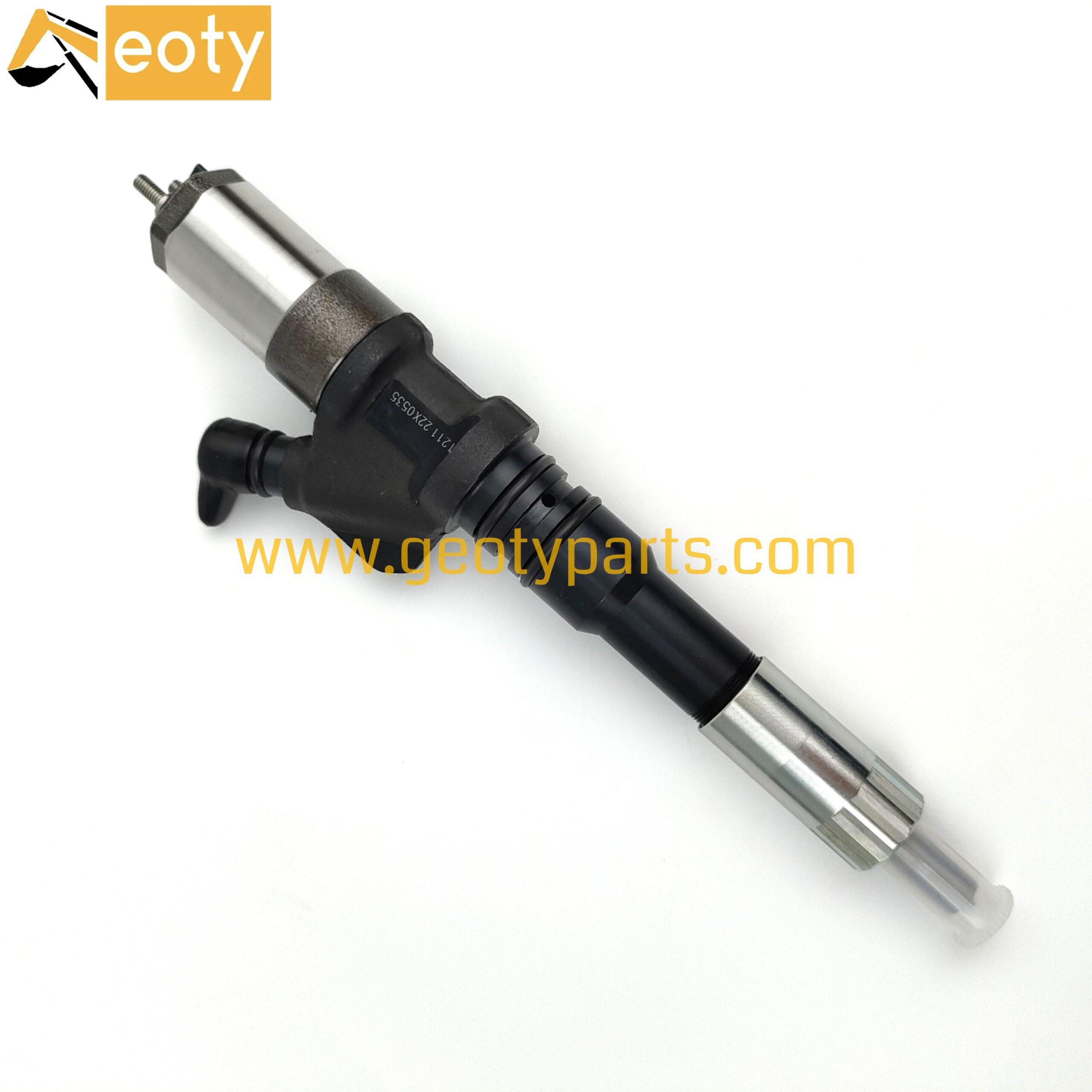 image for Common Rail Fuel Injector 095000-1211 095000-1210 6156-11-3300 For KOMATSU FC450-7 6D125 PC400-7 PC450-7