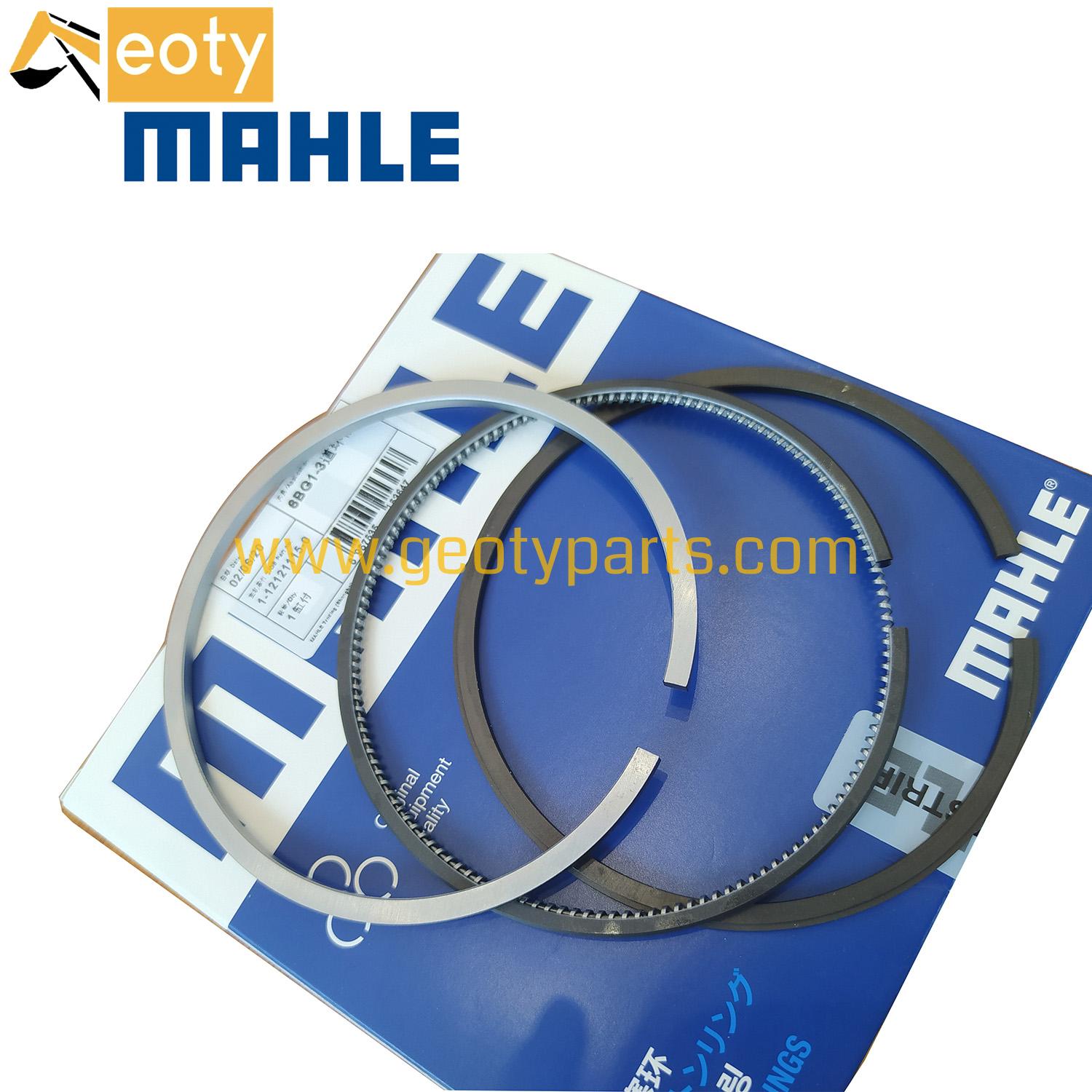 image for High Quality Diesel Engine Parts MAHLE  6BG1-3 Piston Ring  OE 1-12121115-0 For ISUZU SWE150LC