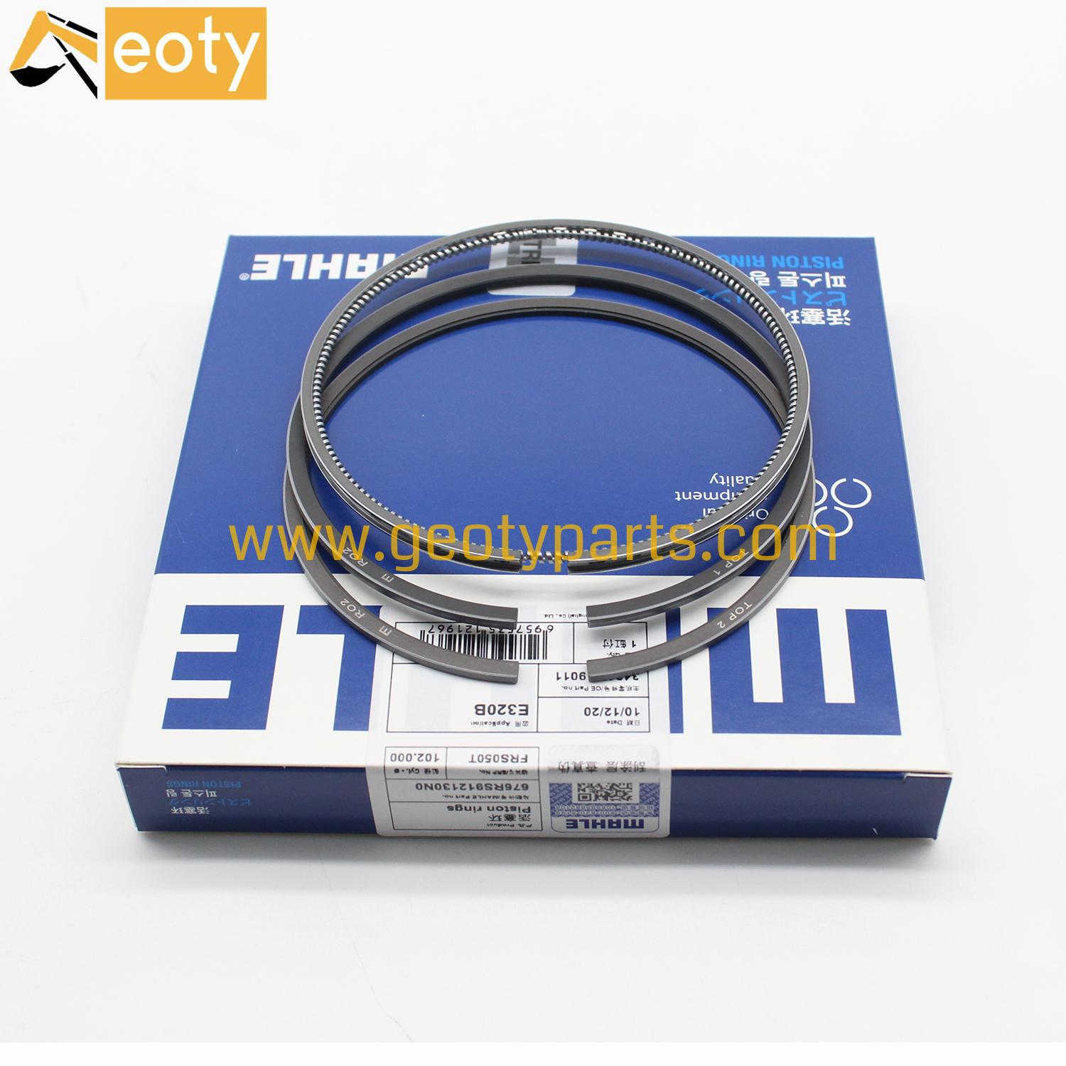 image for Genuine MAHLE Manufacturer 102MM Diesel Engine 34317-19011 S6KT Piston Ring for E320B Excavator Rebuit Kit