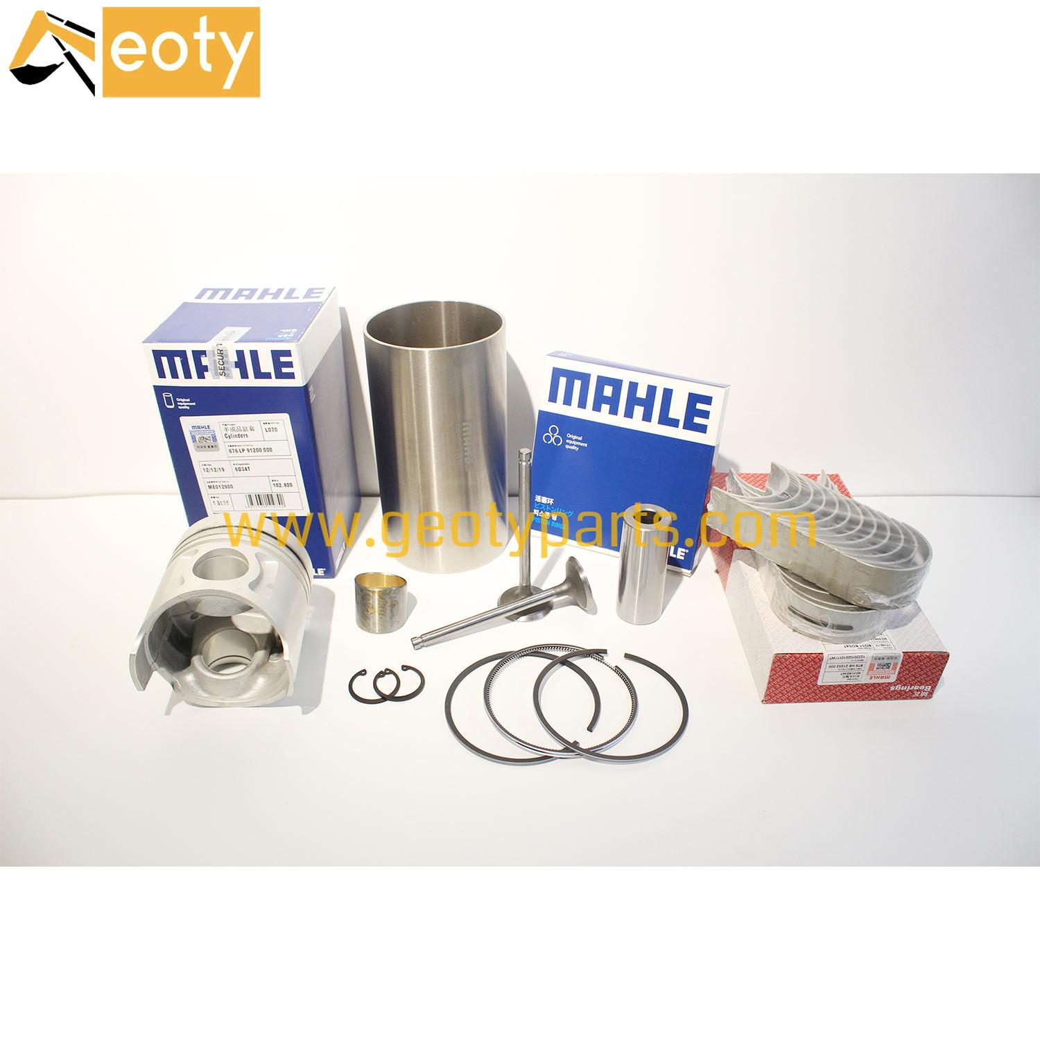 image for MAHLE ME088990 ME220454 6D34 Overhaul Part Cylinder Gasket Set Piston Ring Bearing