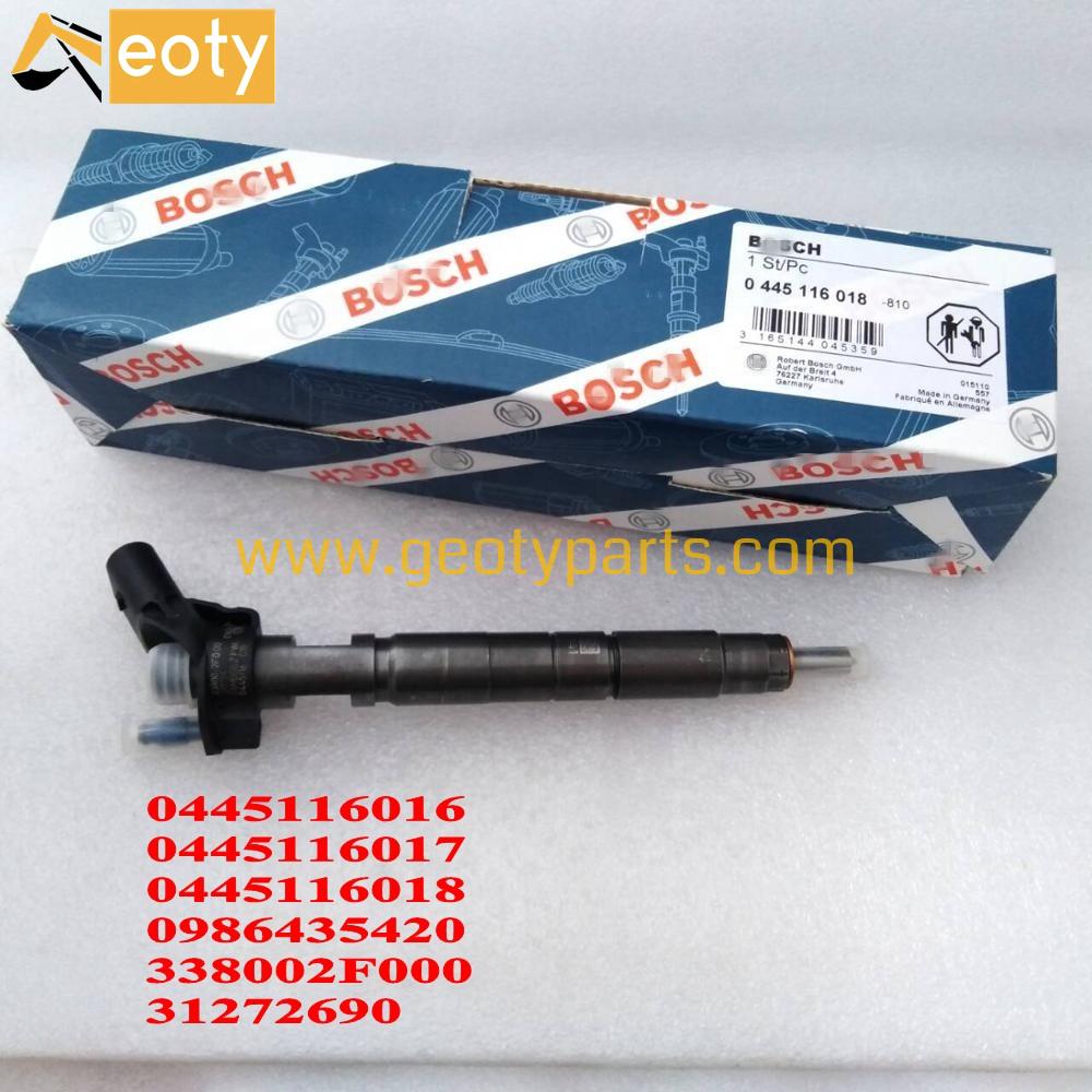 image for injector 0445116017 0445116018 338002F000 For Kia  Carnival Sorento D4HB VOLVO AWD  common rail injector 0445116017 33800-2F000