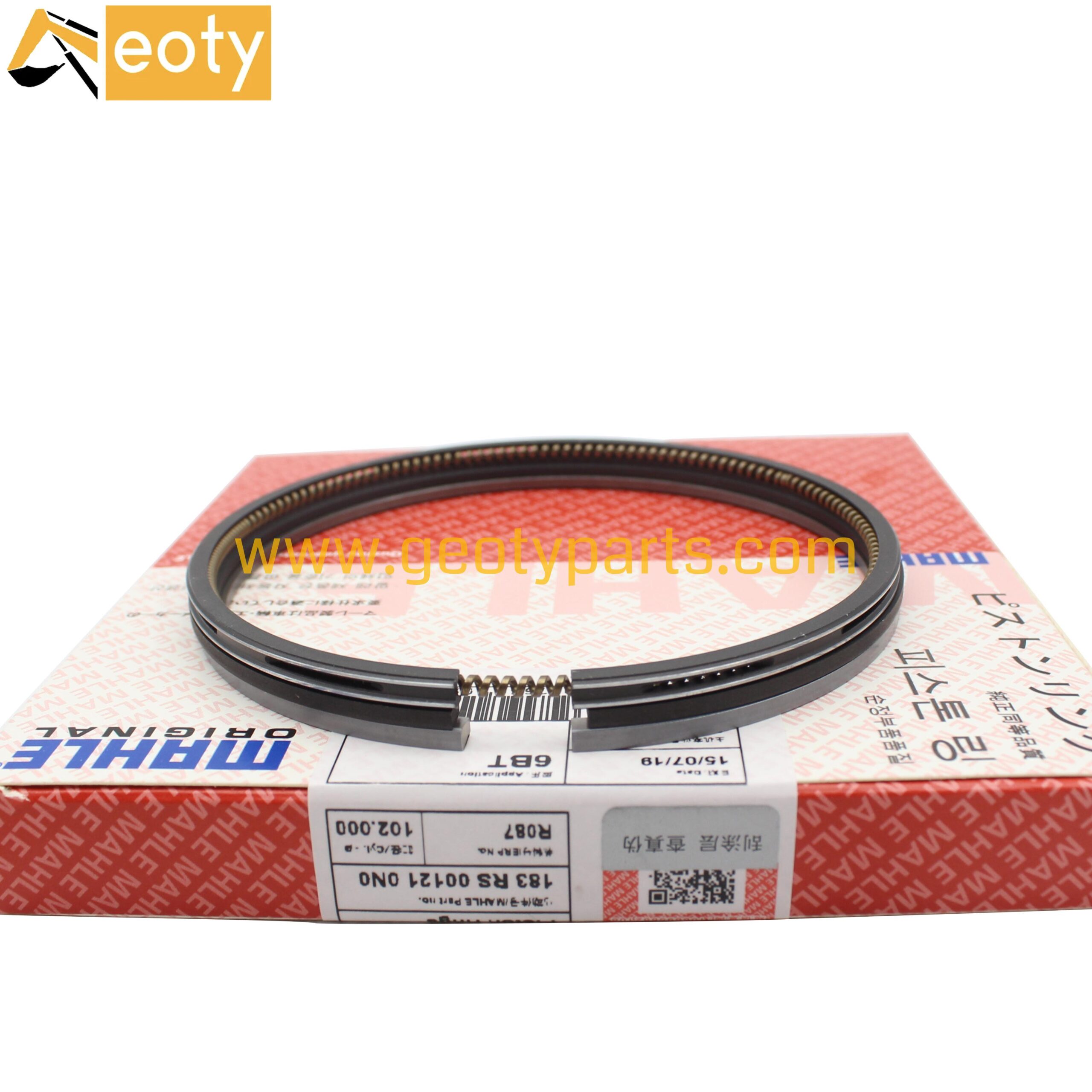 image for MAHLE 4BT 6BT 6D102 4D102 Piston Ring 3802230