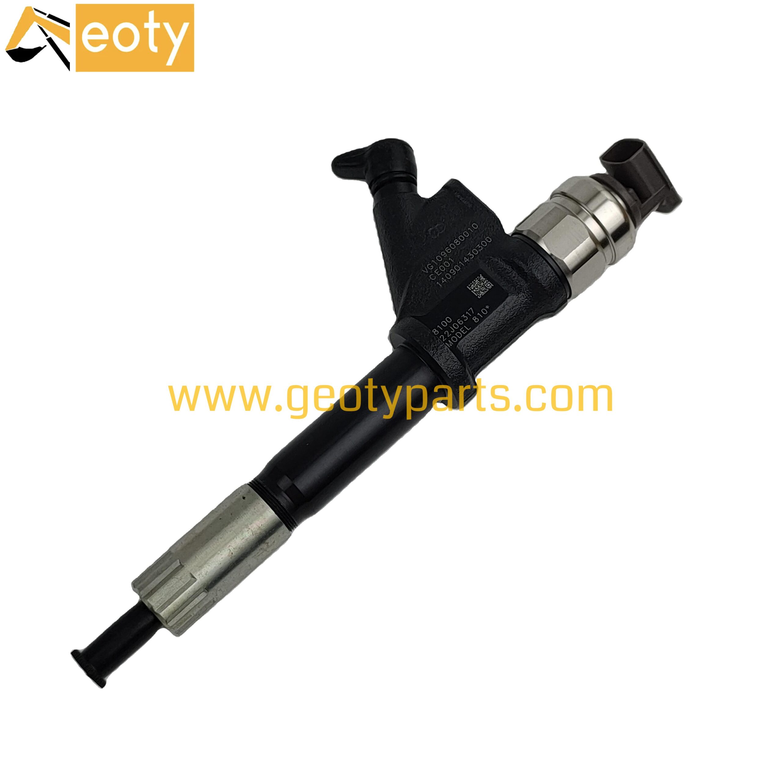 image for Original and New Common rail injector 095000-8100 VG1096080010 For HOWO 8DK