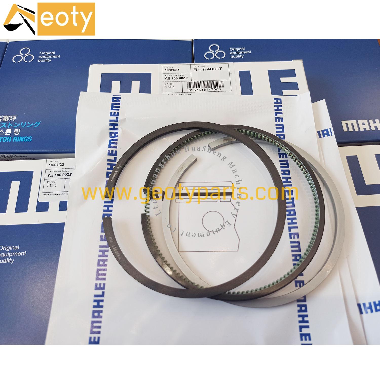 image for Mahle ISUZU 4BD1 6BD1 Engine Piston Ring For ZX200