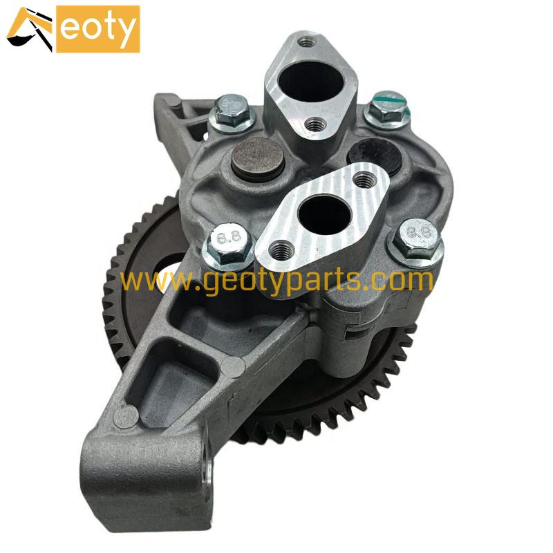 image for ME074345 ME074253 Oil Pump for Mitsubishi Engine 6D15 6D16 6D16T 6D17 Fuso Truck Kobelco Excavator SK320-6 SK350-6 SK330-6E