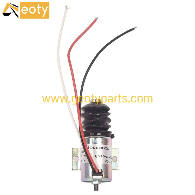 image for New Fuel Shut-off Solenoid Q610A1V12 Q610-A1V12 Fits Compressor Tractor