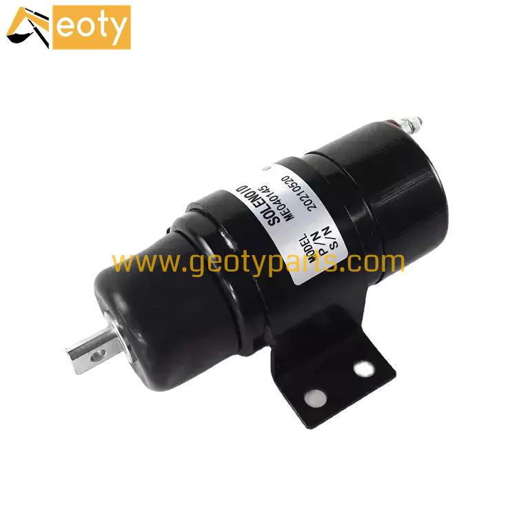 image for Hot Sale 24V Fuel Shutoff Solenoid ME040145 For Kato HD800 HD900 HD250 HD450 Excavator