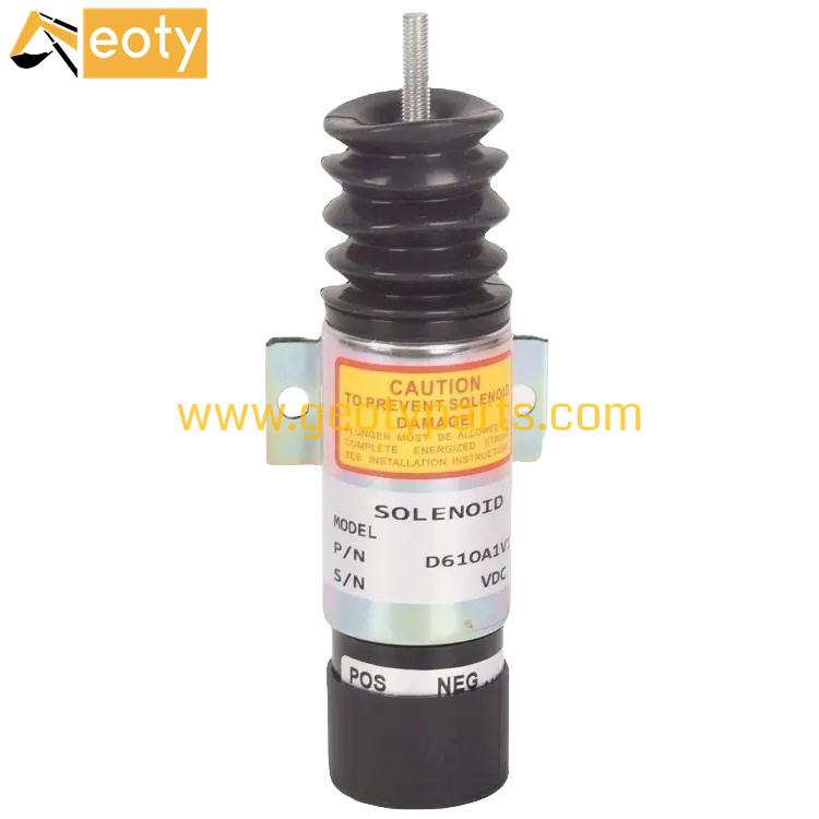 image for New Trombetta Speed Solenoid D610-A1V12 For 12V Dual Coil Pull Engine