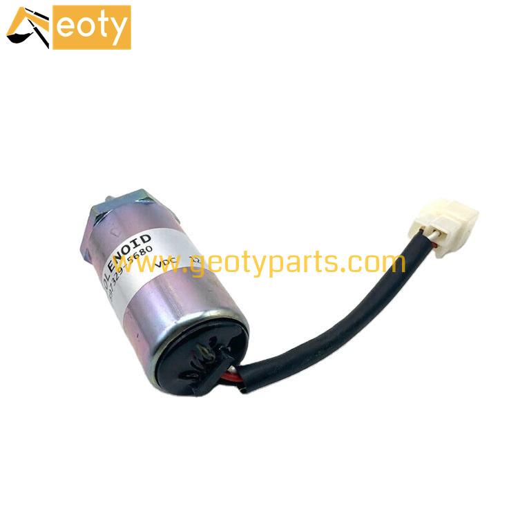 image for Top Quality Fuel Shutoff Solenoid 897329-5680 For Engines 3LD1 3LD2 4LE1 3LB1