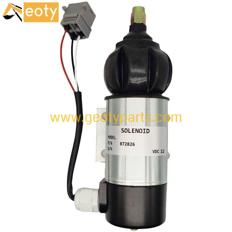 image for Replacement 12V Stop Solenoid 872826 1827650 for Engine TAMD61A TAMD71A TAMD72A