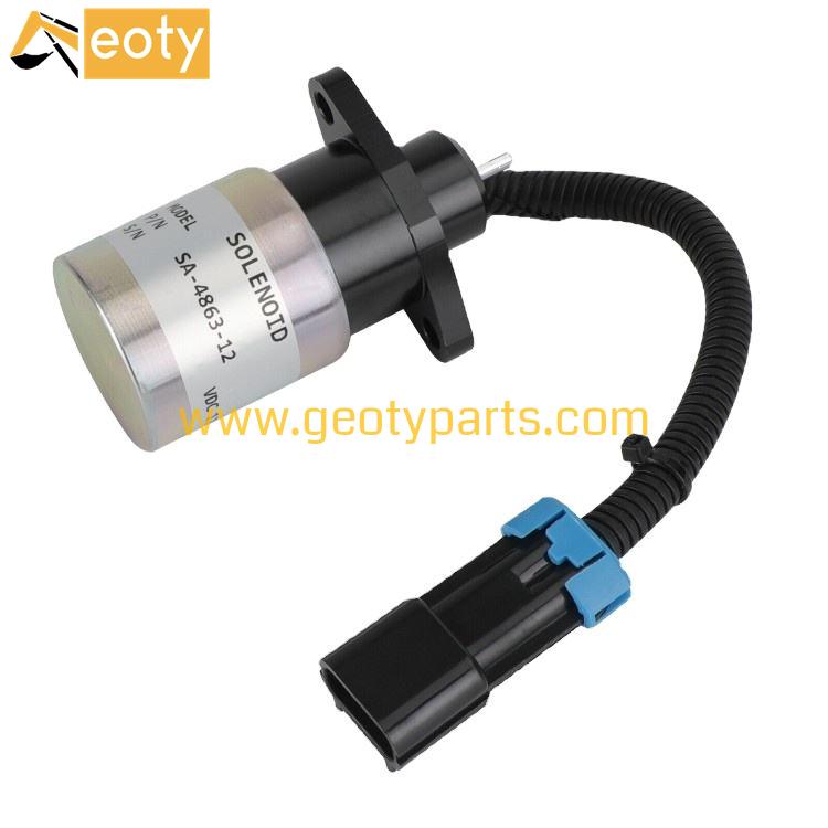 image for Fuel Shutoff Solenoid Actuator 12V 0175-12A5C9S SA-4863 For Diesel Engine