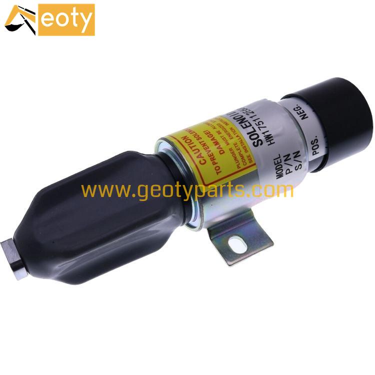 image for New 12V Shutdown Solenoid Valve 1700-2530 1751-12E6U1B1S1A For NH Engine