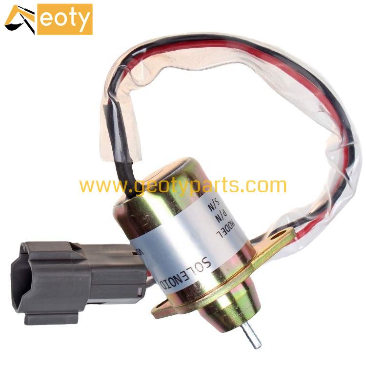 image for New 12V Shut off Solenoid 1503ES-12S5SUC12S Yanmar Engine PC40 PC45