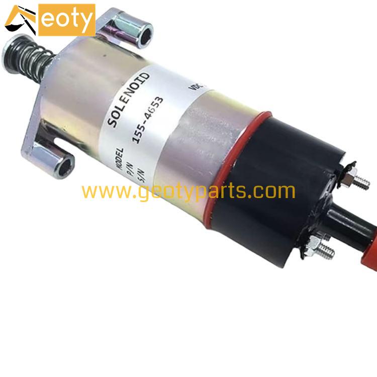 image for New 24V Fuel Shutoff Solenoid 155-4653 For CAT 3306 E330 330B 330C CAT 330