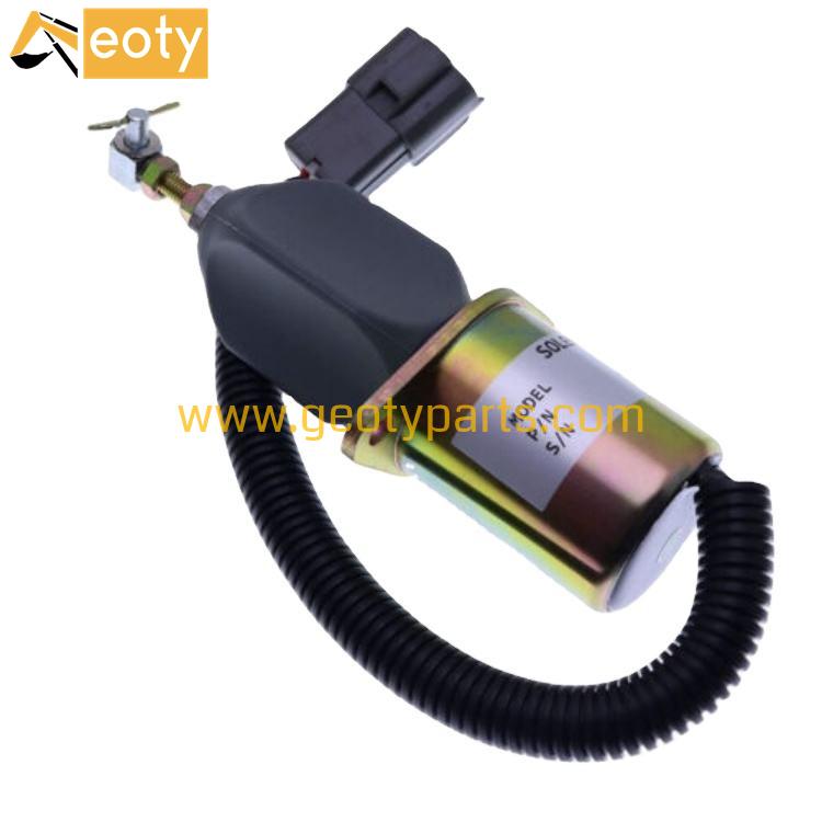 image for Fuel Solenoid 1751ES-12A3UC12B1S For Diesel R55-7 R60-5 Engine EC55 ECR88