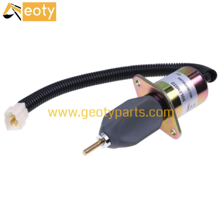 image for Fuel Stop Solenoid 119807-77800 Yanmar Engine 4TNE94 4TNE98 Excavator B27-2 B22 B50-2.