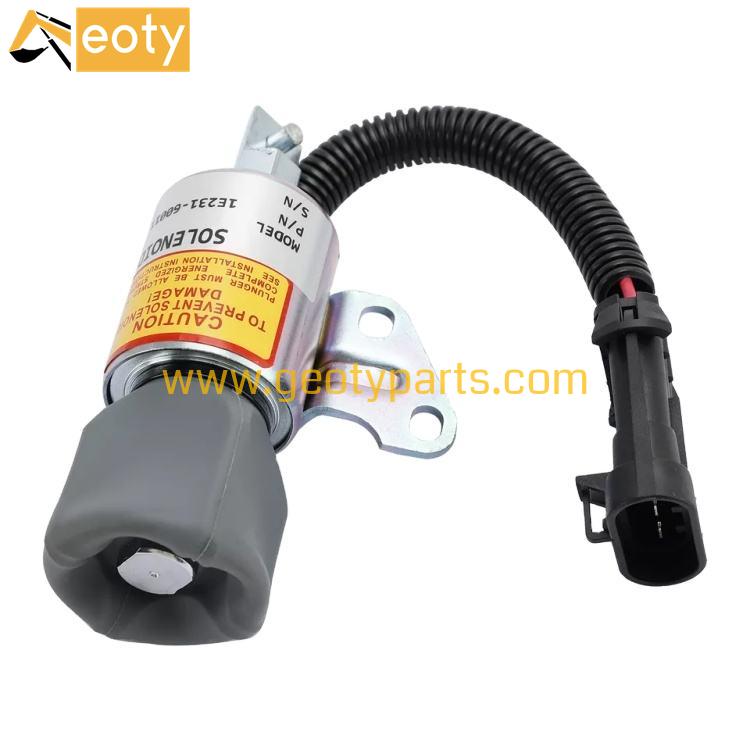 image for Fuel Shut Down Solenoid 1E231-60011 For Diesel V2203 D722 D902 Engine M8200