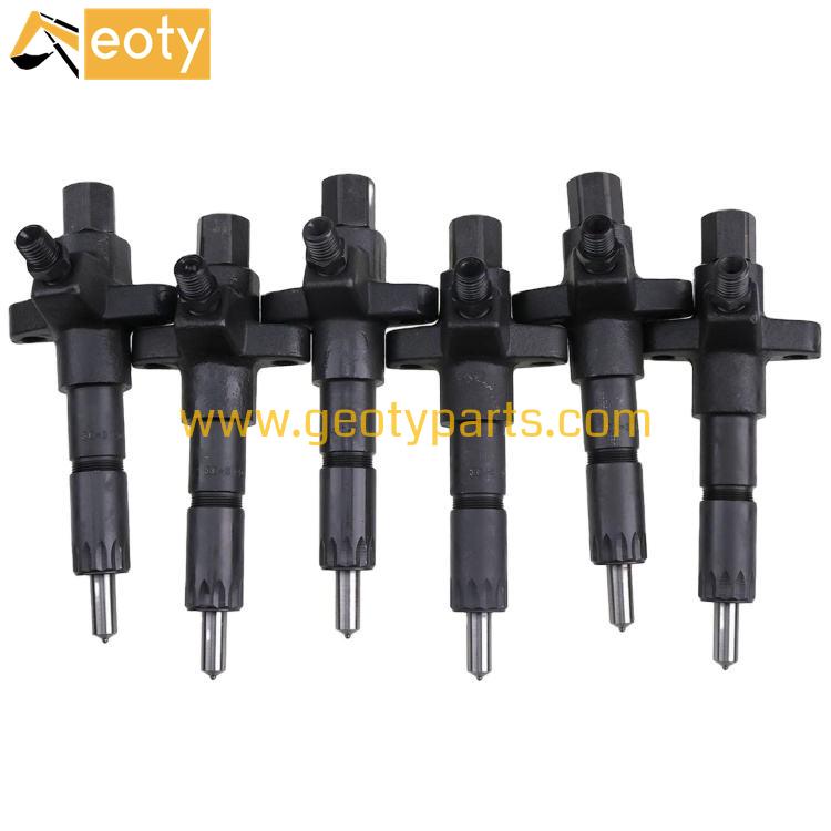 image for High Efficiency Fuel Injectors 1153002502 For Diesel 6BD1 6BG1 Engine EX120-2 EX200-2